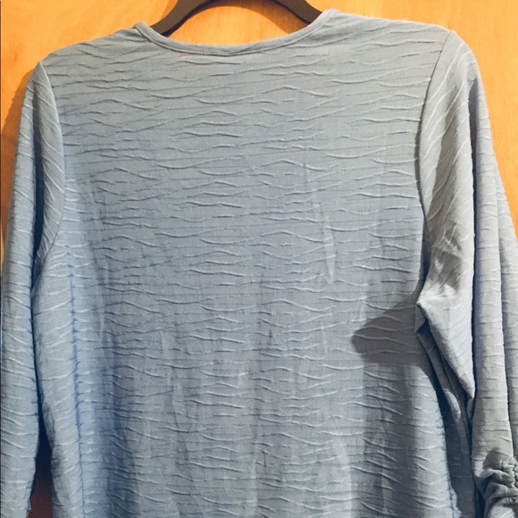 Avenue Stretch Light Blue Women's Top Size 14/16 - Picture 5 of 5